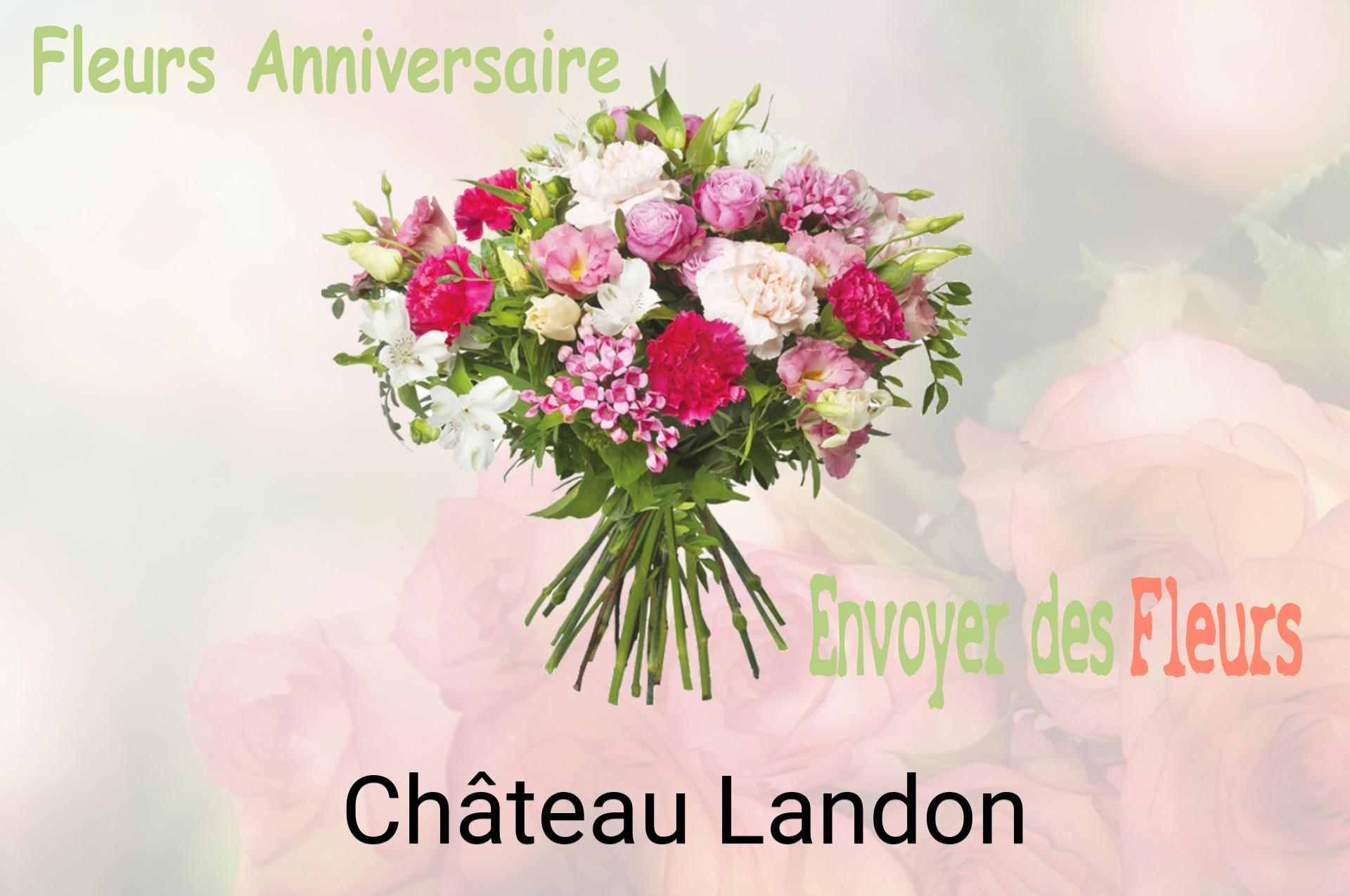 Bouquet de fleurs d’anniversaire livré à Château-Landon